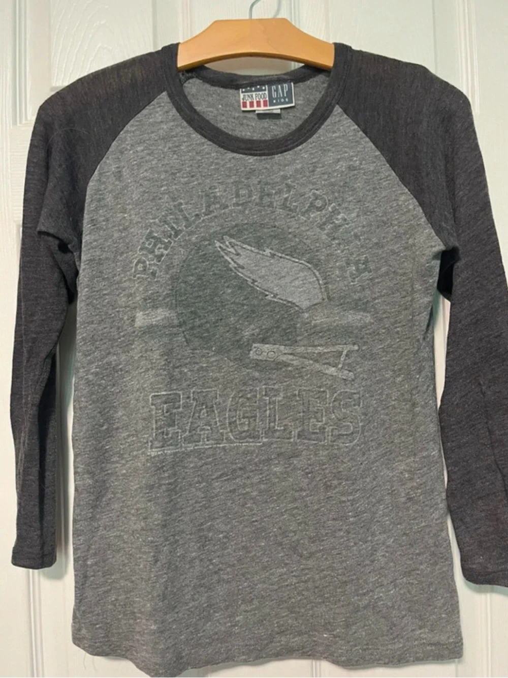 GAP Junk Food Eagles 3/4 Sleeve Tee